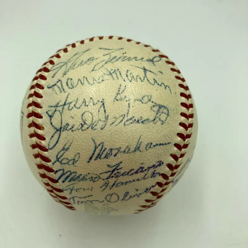 Nice 1953 Philadelphia Athletics A's Team Signed American League Baseball