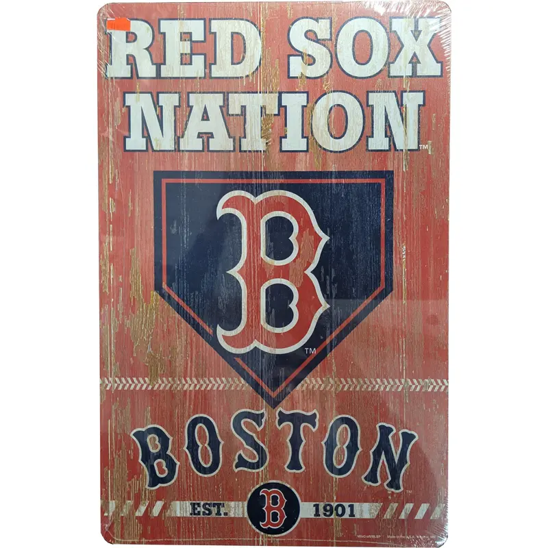 Red Sox Nation Wooden Sign