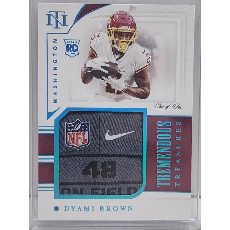 Dyami Brown 2021 Panini National Treasures Timeless Treasures Laundry Tag #1/1