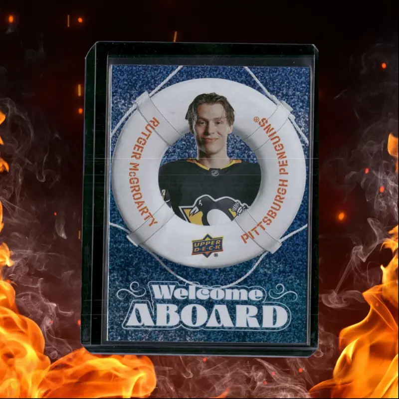 2024-25 Upper Deck Rutger McGroarty Welcome Aboard Speckled Rookie #WA-6