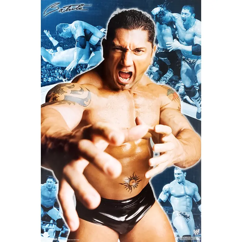 Batista "The Animal" Vintage WWE Wrestling Poster - Trends International 2006