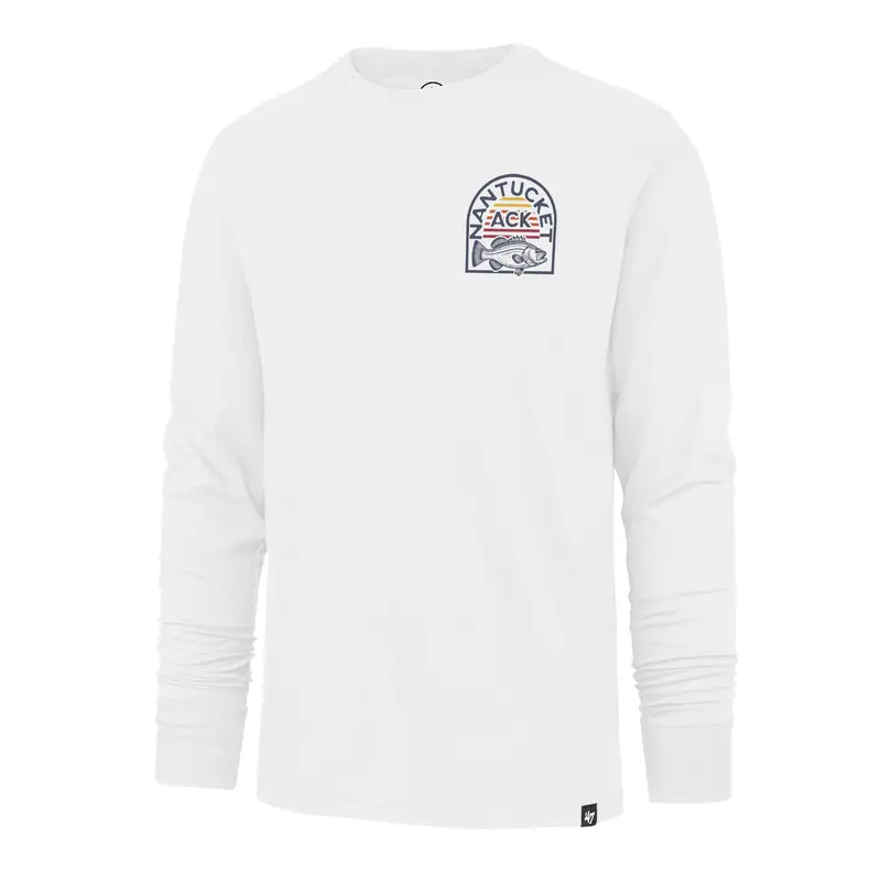 NANTUCKET DESTINATION BACKER '47 FRANKLIN LONG SLEEVE TEE