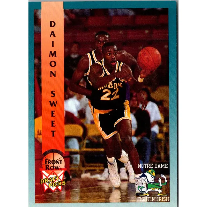 1992 Front Row Draft Picks Daimon Sweet #67