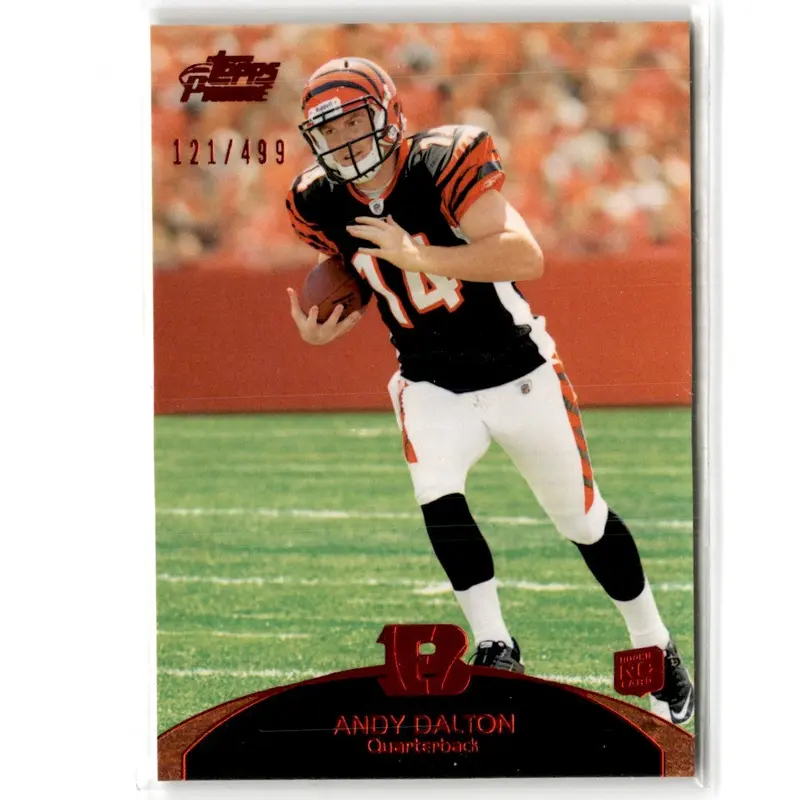 2011 Topps Prime Red Andy Dalton #113 121/499