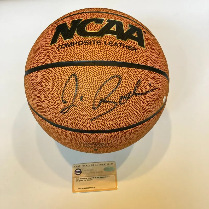 Jim Boeheim Signed Wilson NCAA Basketball Steiner COA