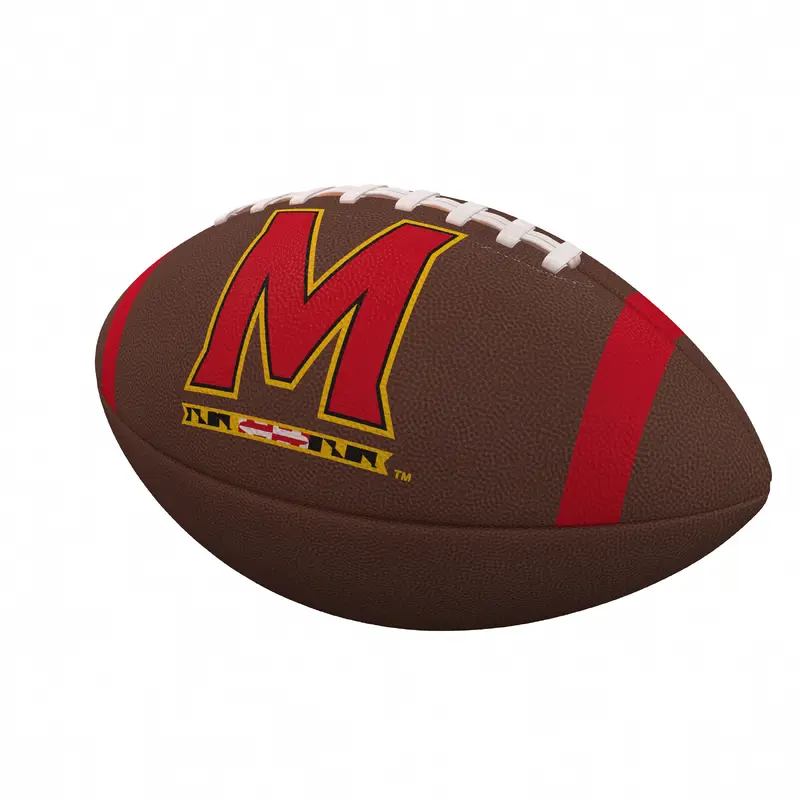 Maryland Team Stripe Official-Size Composite Football