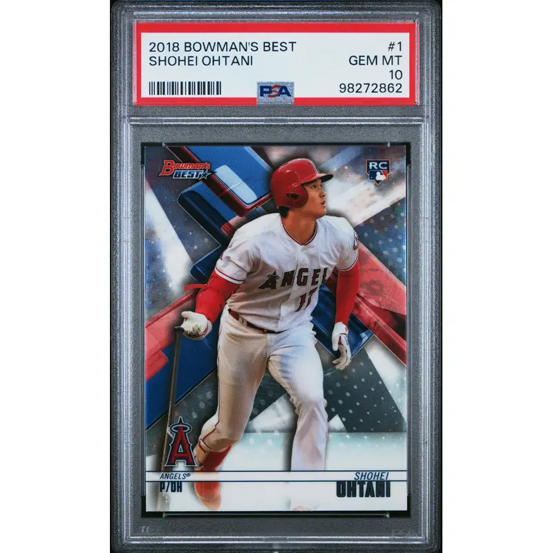 Shohei Ohtani 2018 Bowmans Best #1 Rookie PSA 10 Gem Mint 2862