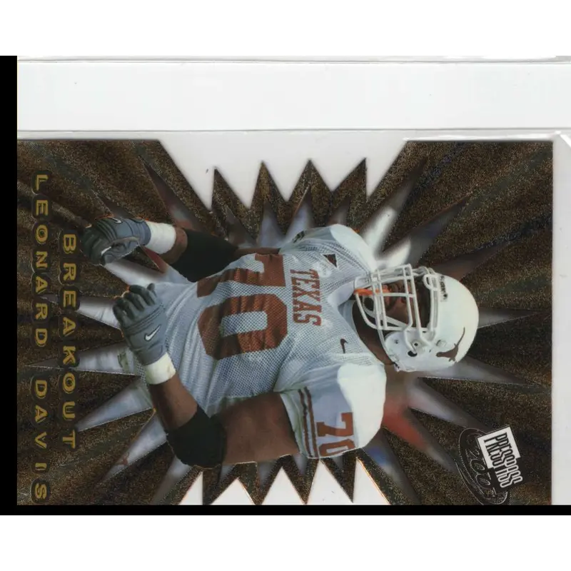 2001 Press Pass Breakout Leonard Davis #B30