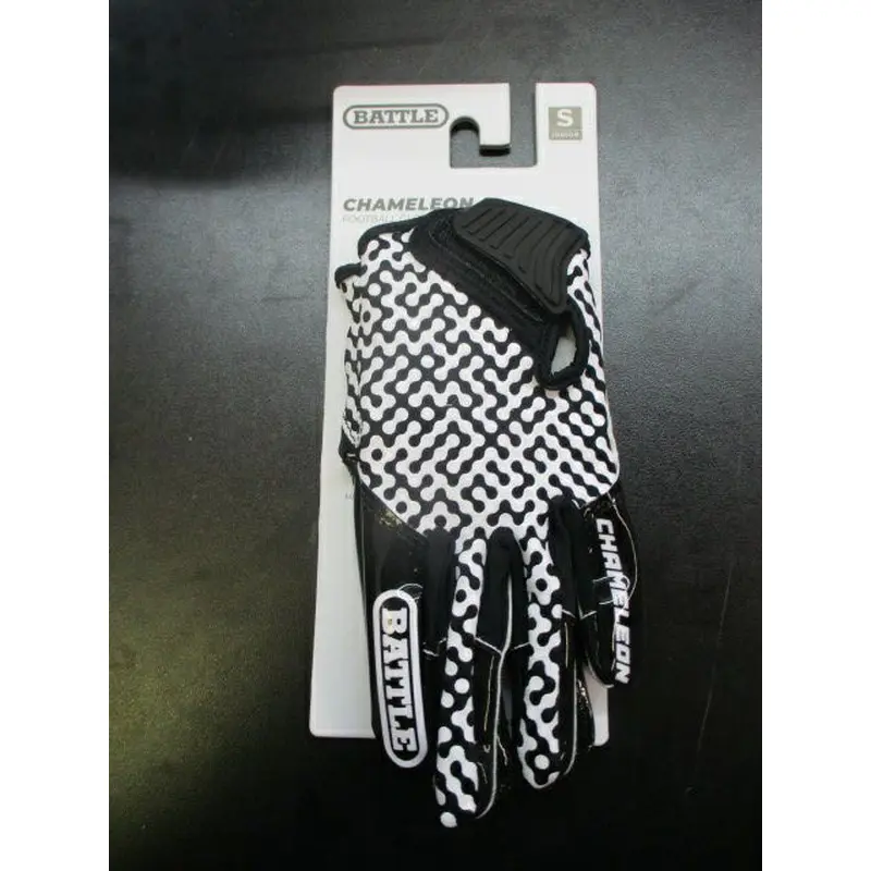 New Battle "Chameleon" Football Receiver Gloves Youth Size Large