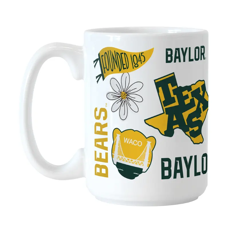 Baylor 15oz Native Sublimated Mug