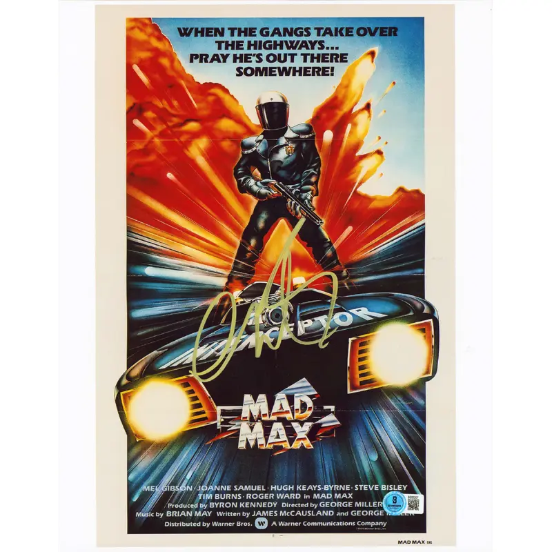 George Miller Mad Max Authentic Signed 11x14 Vertical Photo BAS #BS05207