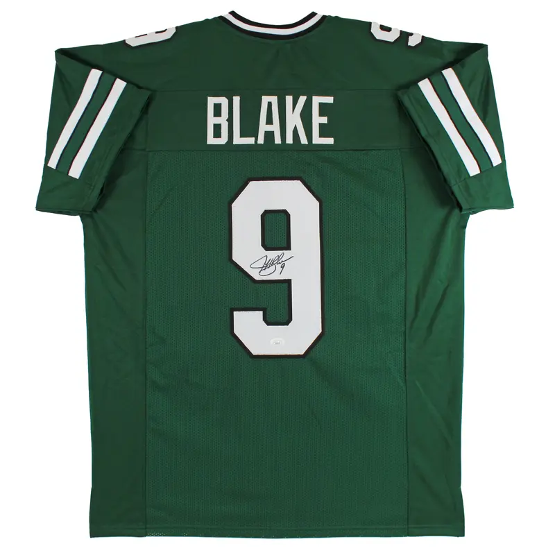 Jeff Blake Authentic Signed Green Pro Style Jersey Autographed JSA