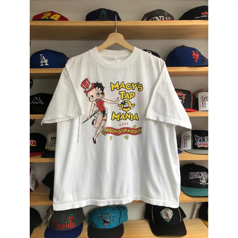 Vintage 1995 Betty Boop Macys Tap O Mania Tee Boxy Size Large