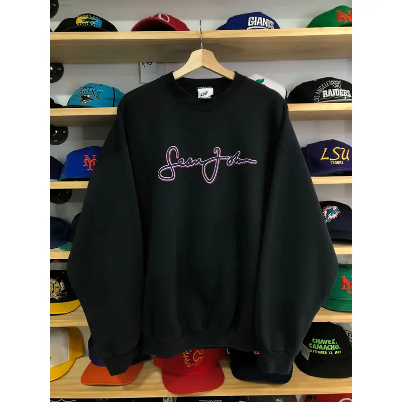 Vintage Sean John Boot Spellout Logo Crewneck Size XL/2XL