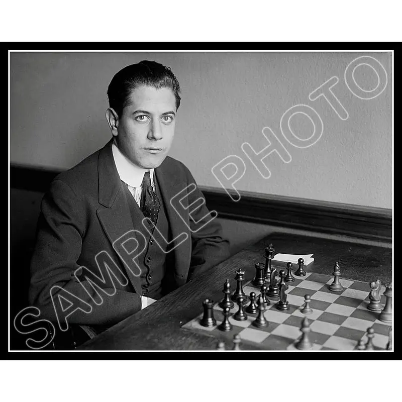 1915 Jose Capablanca 11X14 Photo - Cuban Chess Champion - 2637