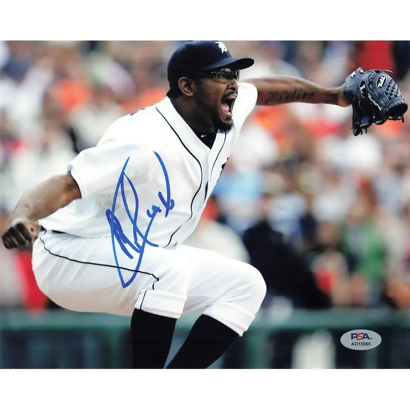 Jose Valverde signed 8x10 photo PSA/DNA Detroit Tigers Autographed