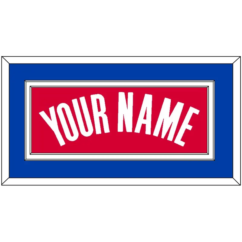 Los Angeles Name - Road Red (2013-2015) - Double Mat 3