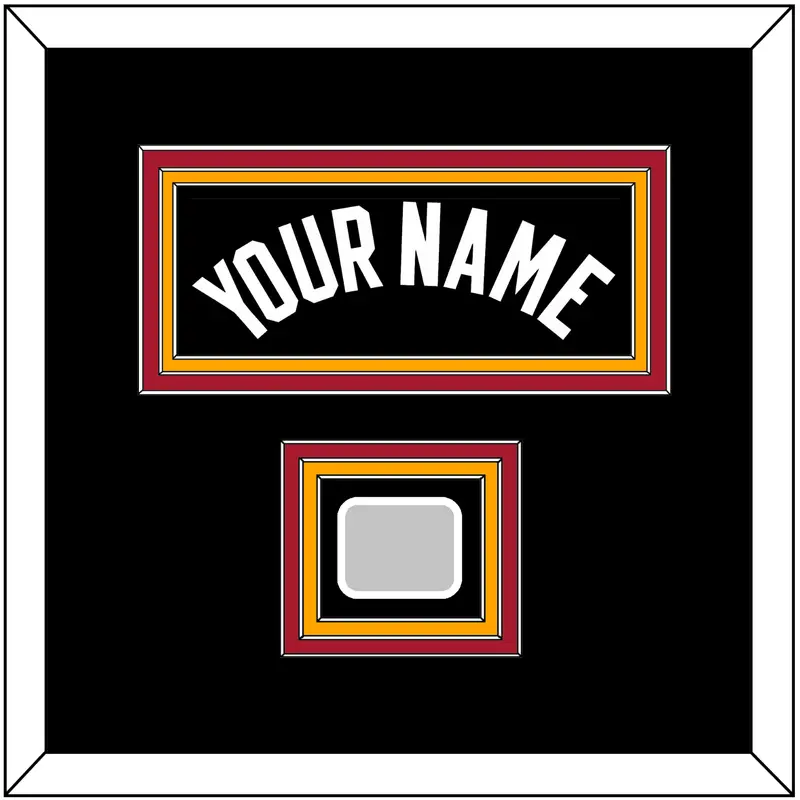 Miami Name & Finals Patch - Road Black (1999-2008) - Triple Mat 4