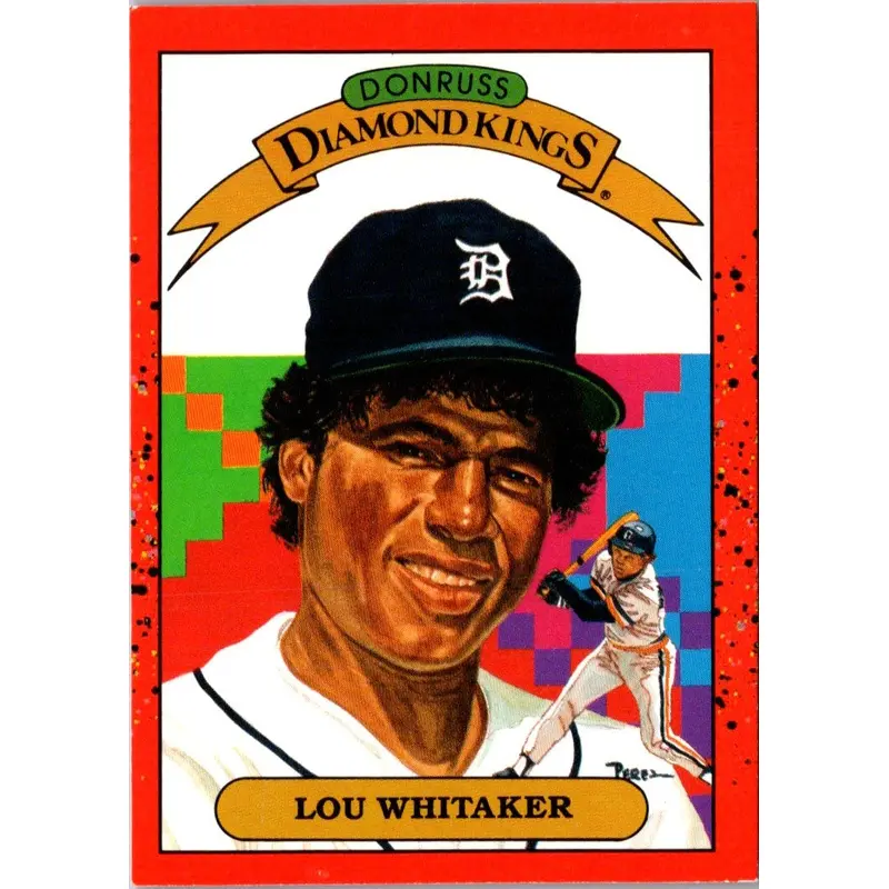 1990 Donruss Super Diamond Kings Lou Whitaker #16