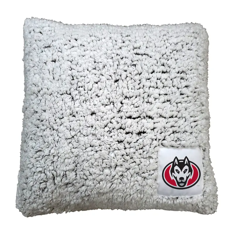St. Cloud State Frosty Throw Pillow