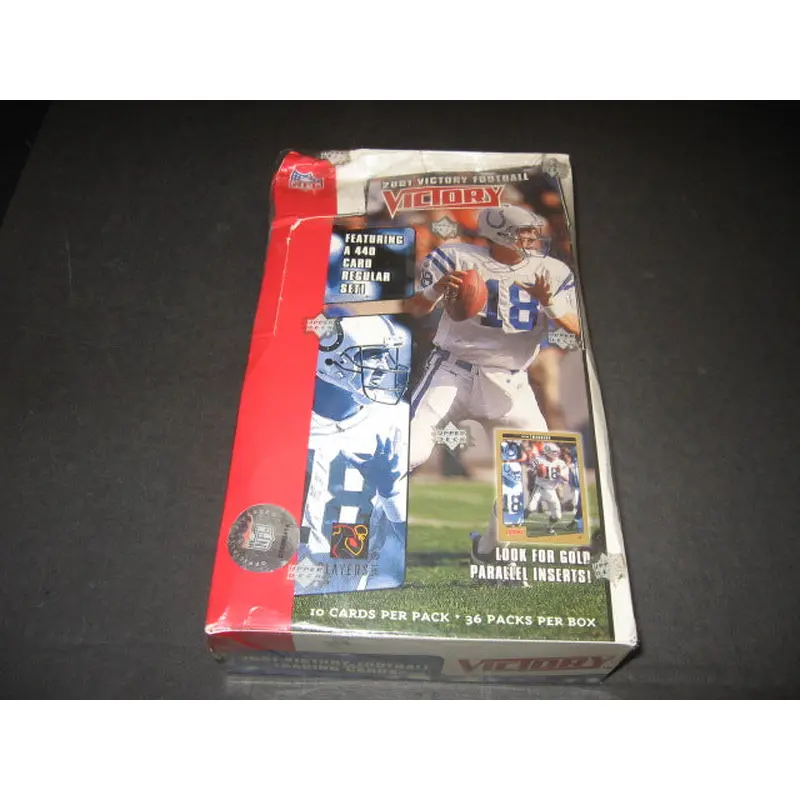 2001 Upper Deck Victory Football Box (Hobby)
