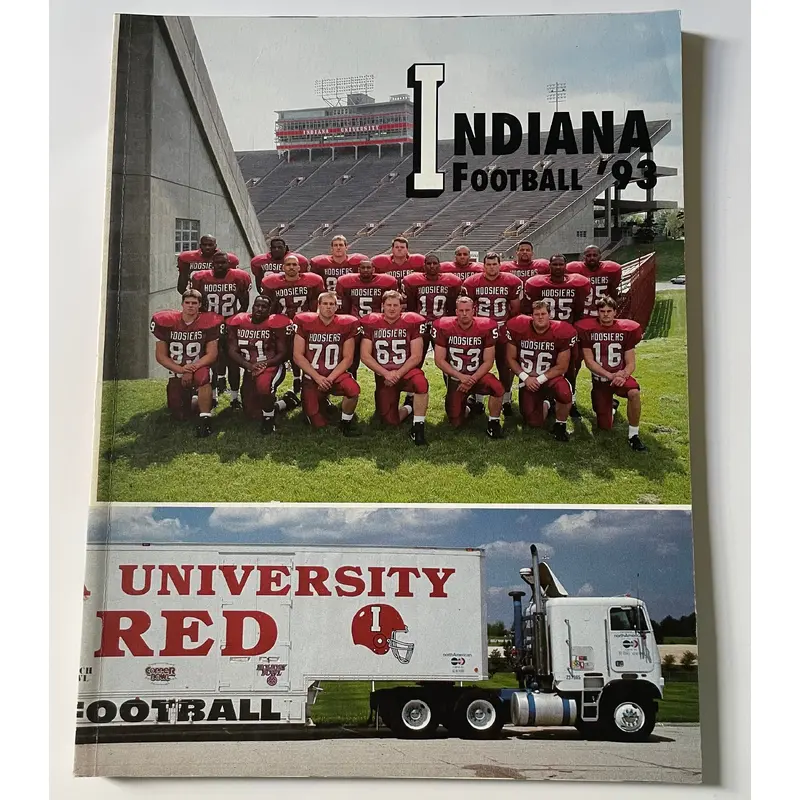 1993 Indiana University Football Media Guide