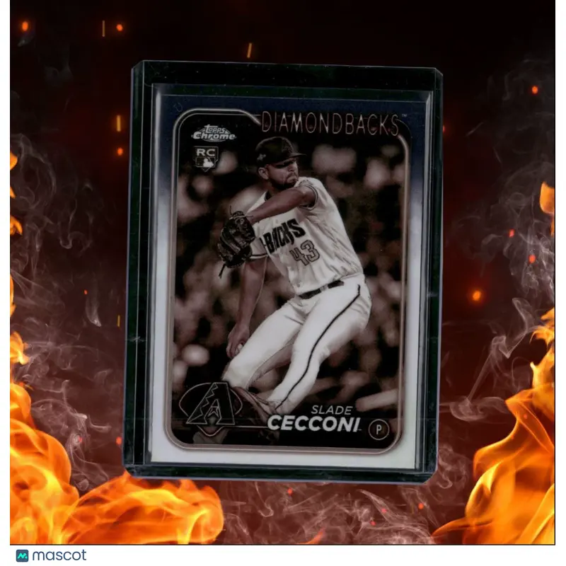 2024 Topps Chrome Slade Cecconi Sepia Refractor Rookie #77