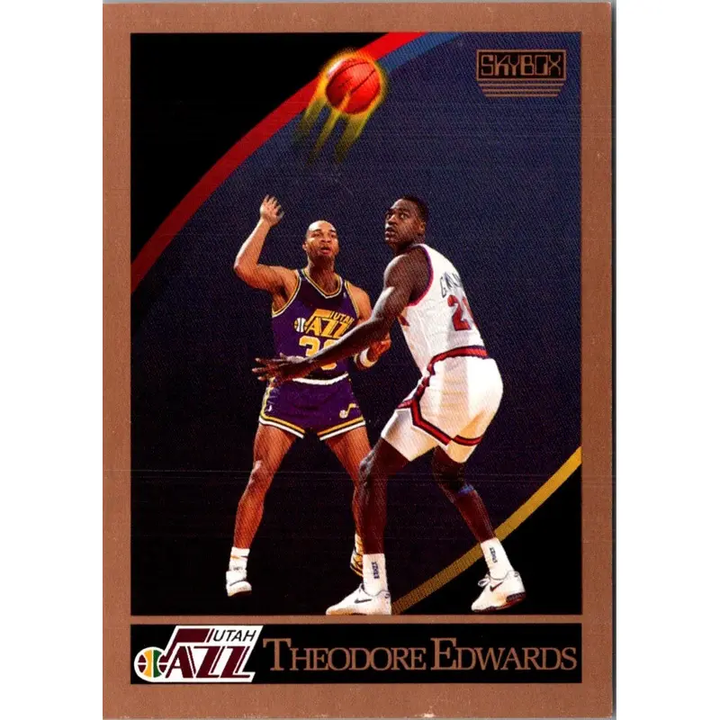 1990 SkyBox Theodore Edwards #277 Rookie