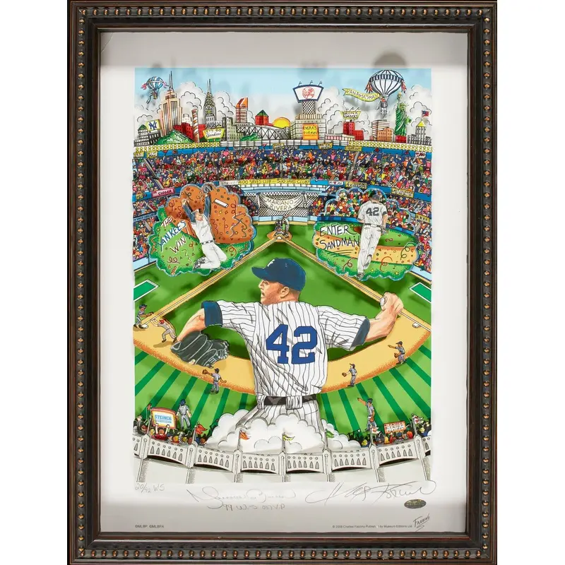 Beautiful Mariano Rivera Signed Fazzino Pop Art 20/42 Steiner Certified
