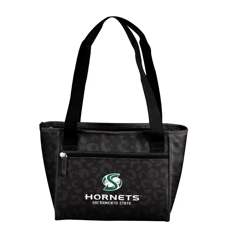 Sacramento State Leopard Print 16 Can Cooler Tote
