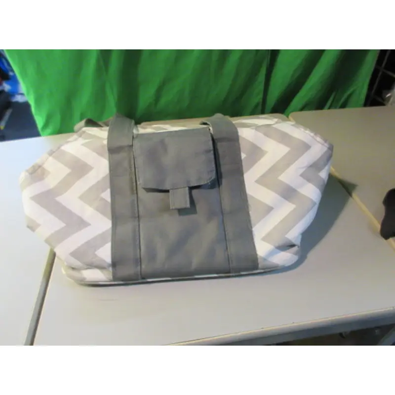 Used Great Choice Pet Tote Gray / White