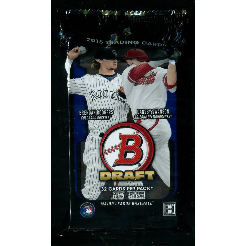 2015 Bowman Draft Baseball Unopened Jumbo Pack (Hobby) (32)