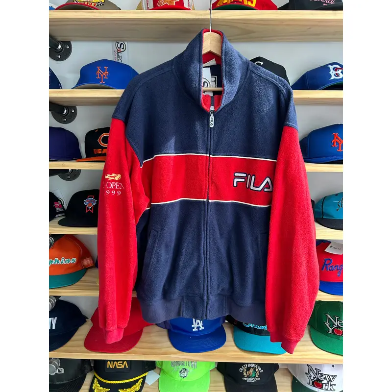 Vintage 1999 FILA US Open Full Zip Fleece Medium / Large