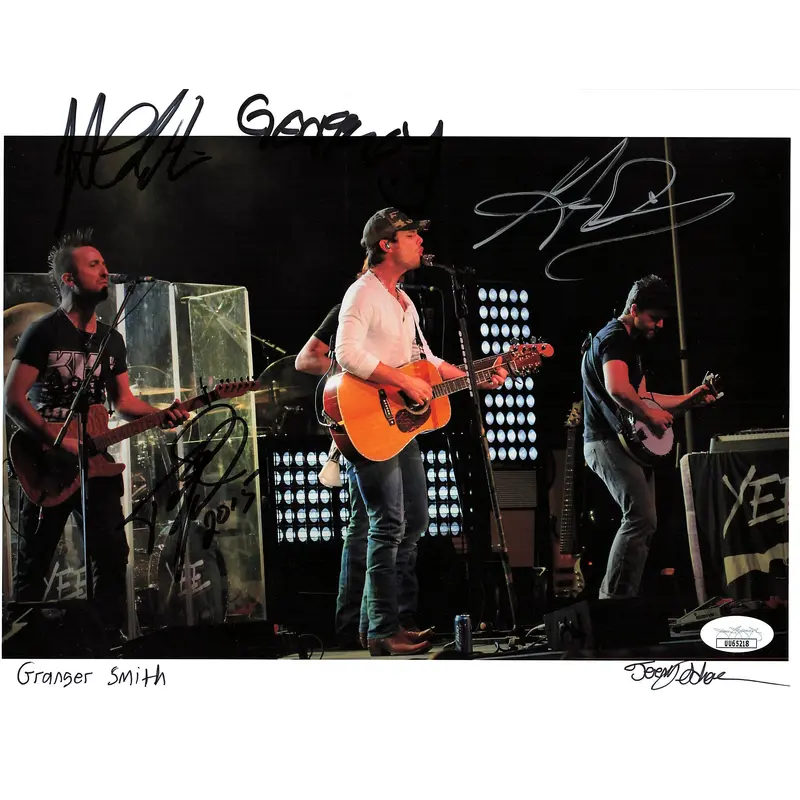 Granger Smith signed 8.5x11 photo JSA Autographed Singer Country