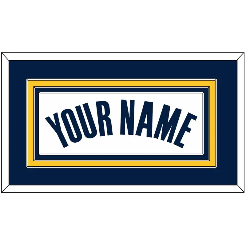 Indiana Name - Home White (2006-2017) - Triple Mat 2