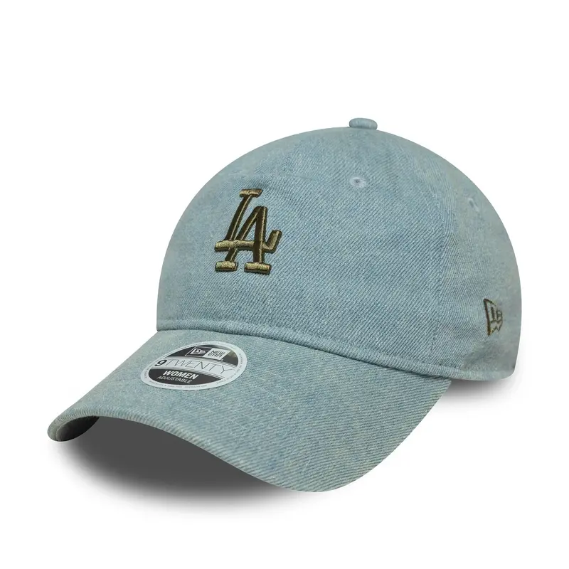 LA Dodgers Womens MLB Denim Pastel Blue 9TWENTY Adjustable Cap