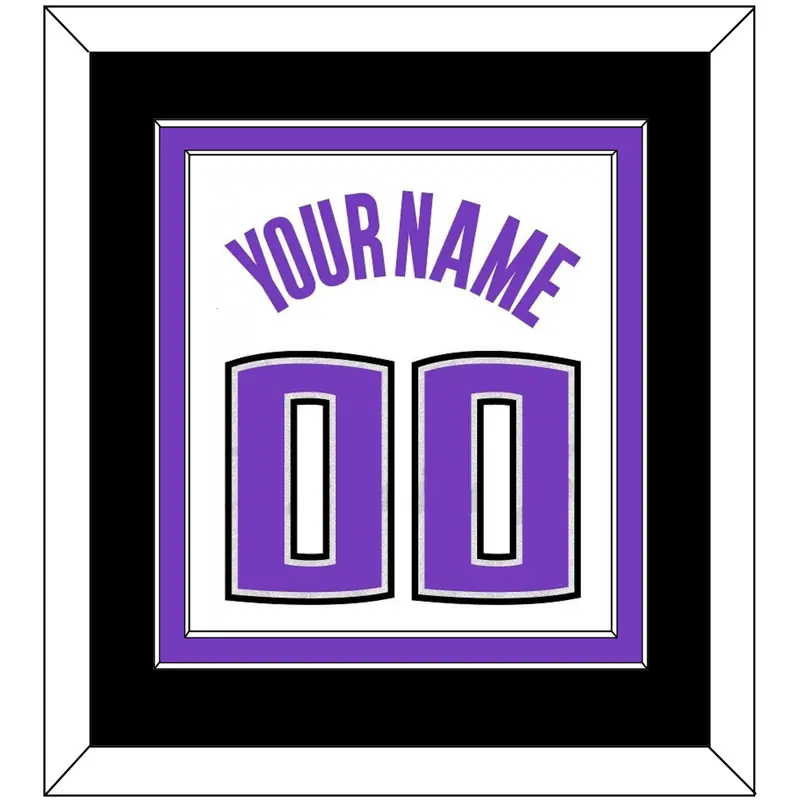 Sacramento Name & Number - Home White (2014-2016) - Double Mat 3