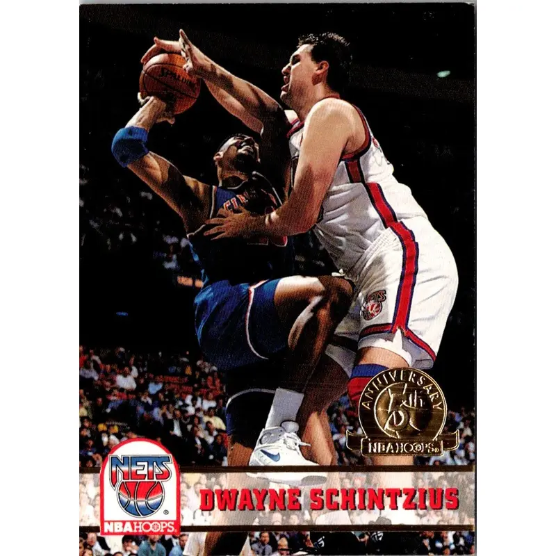 1993 Hoops Fifth Anniversary Gold Dwayne Schintzius #373