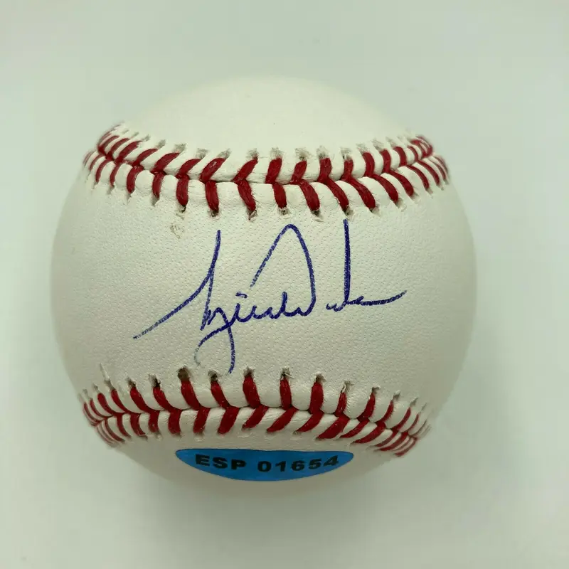 Beautiful Tiger Woods Single Signed MLB Baseball Upper Deck UDA & Beckett COA