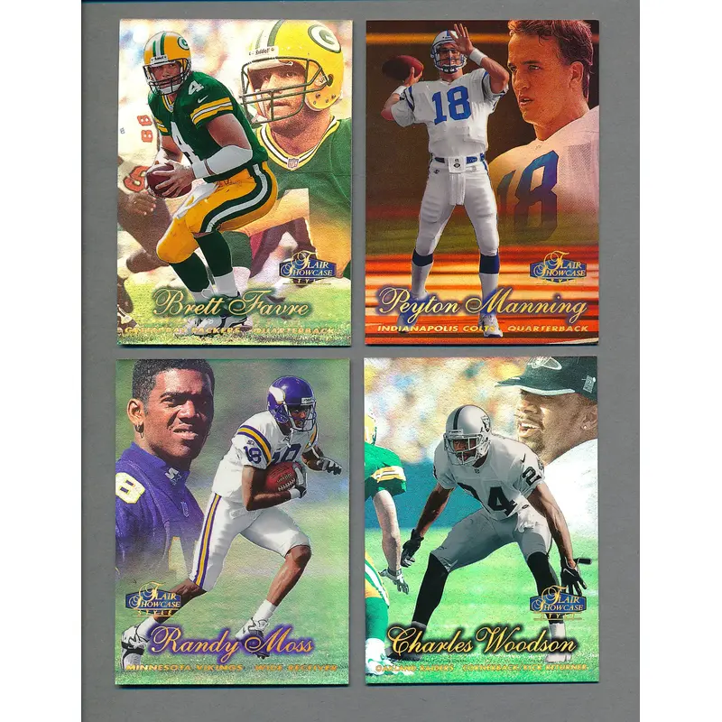 1998 Flair Showcase Row 2 Football Complete Set (80) NM/MT MT