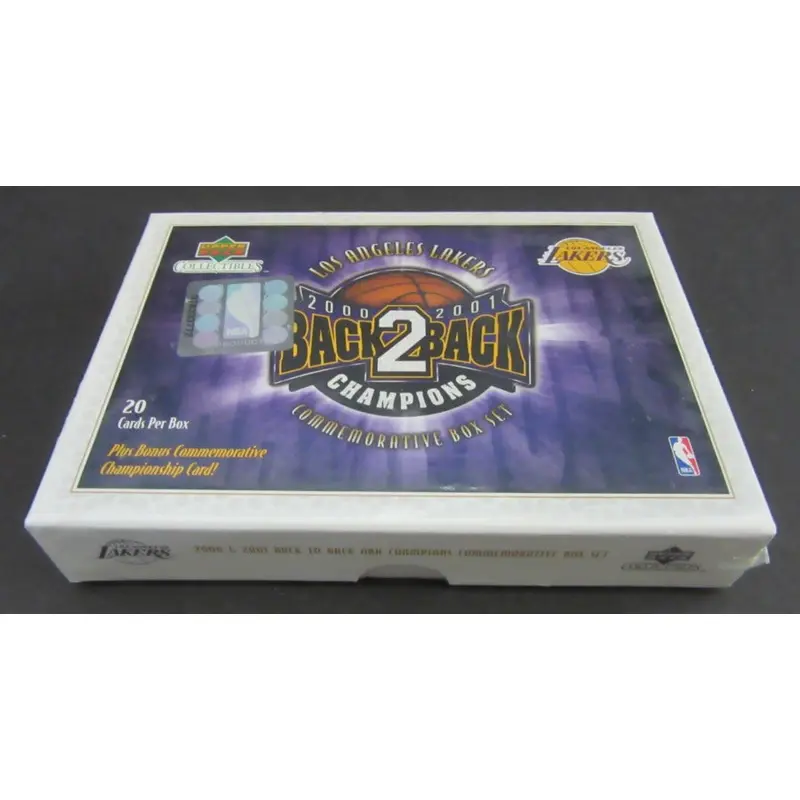 2000 2001 Upper Deck Basketball Los Angeles Lakers Champions Factory Set