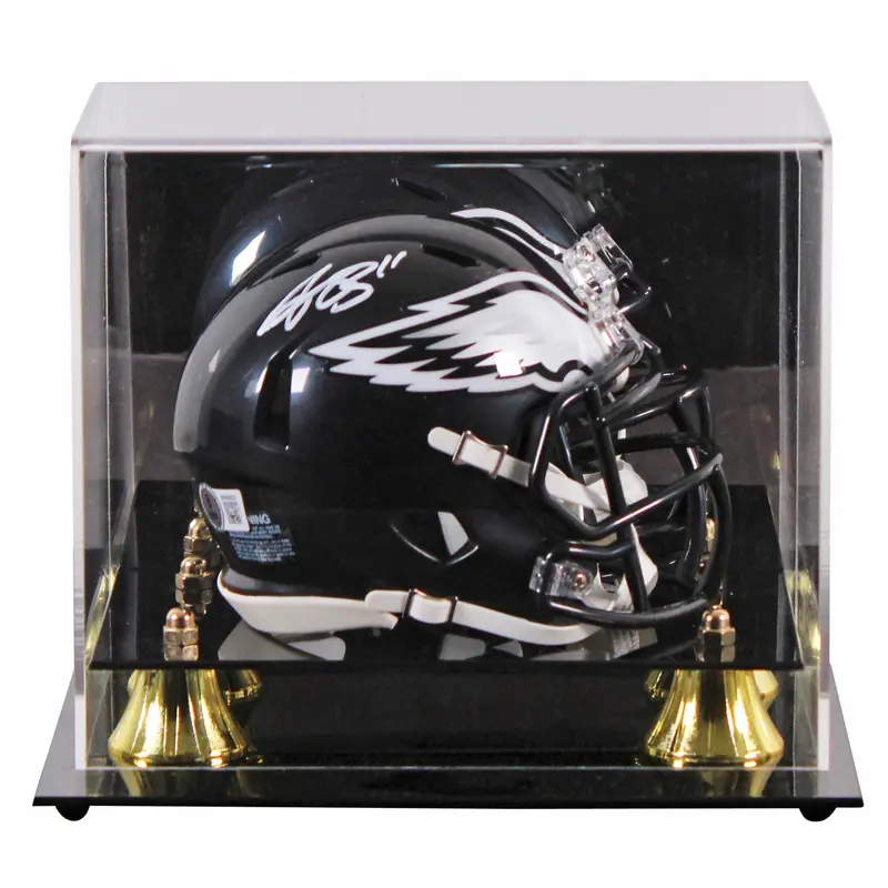 Eagles A.J. Brown Signed Alternate 2022 Speed Mini Helmet W/ Case BAS Witnessed