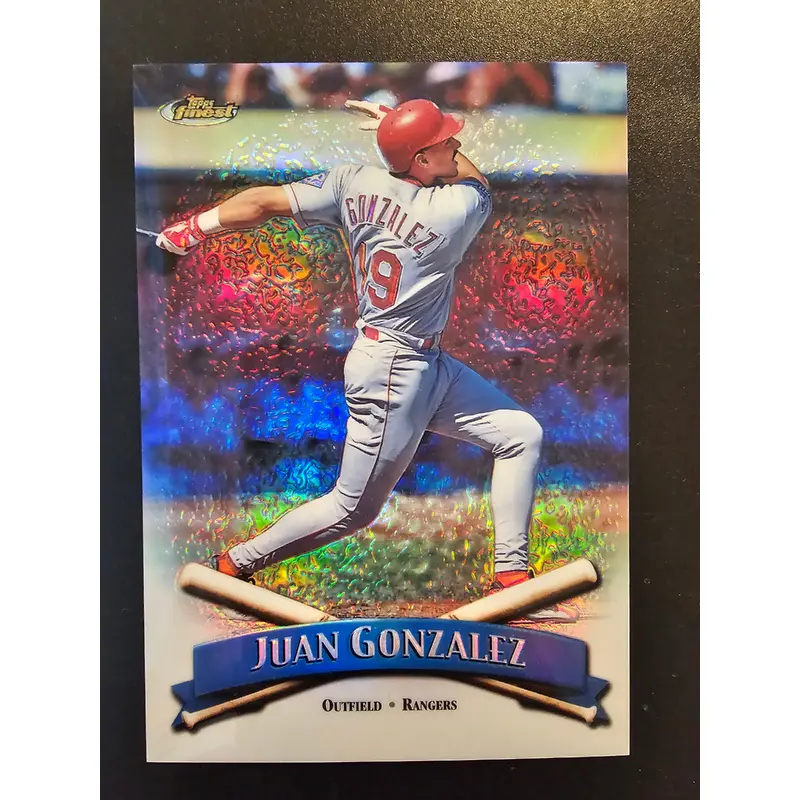 1998 Topps Finest - Jumbo - Refractor - Juan Gonzalez #7R