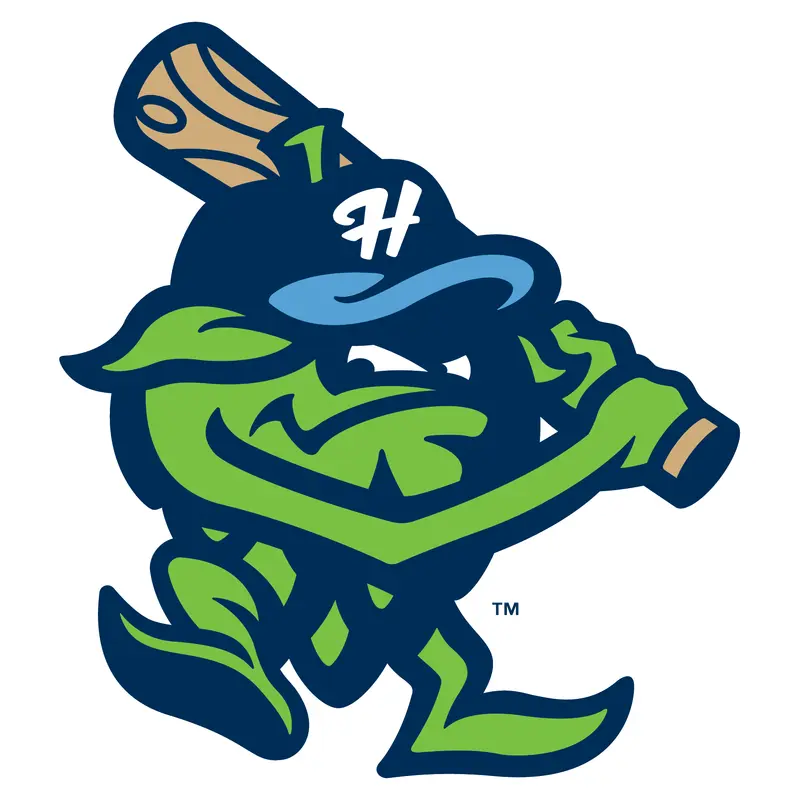 Bat Barley Decal, Hillsboro Hops