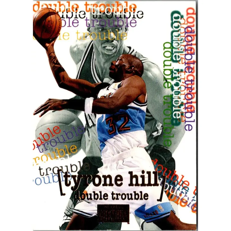 1996 SkyBox Premium Star Ruby Tyrone Hill #266