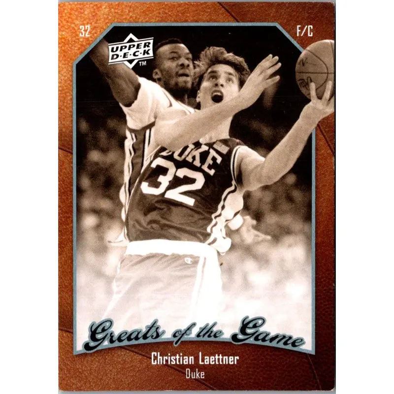 2009 Upper Deck Greats of the Game Christian Laettner #84