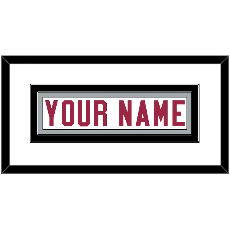 Arizona Nameplate - Road White - Double Mat 1