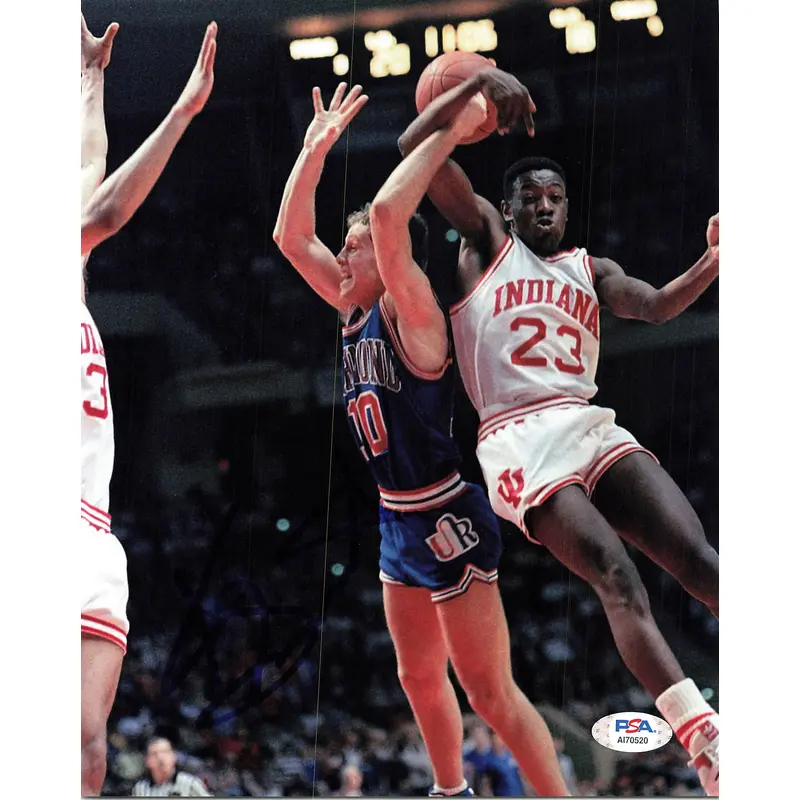 Keith Smart signed 8x10 photo PSA/DNA Indiana Hoosiers Autographed