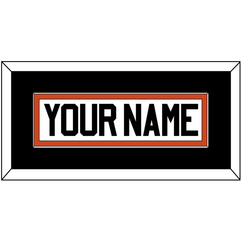 Philadelphia Nameplate - Home Orange - Single Mat 3