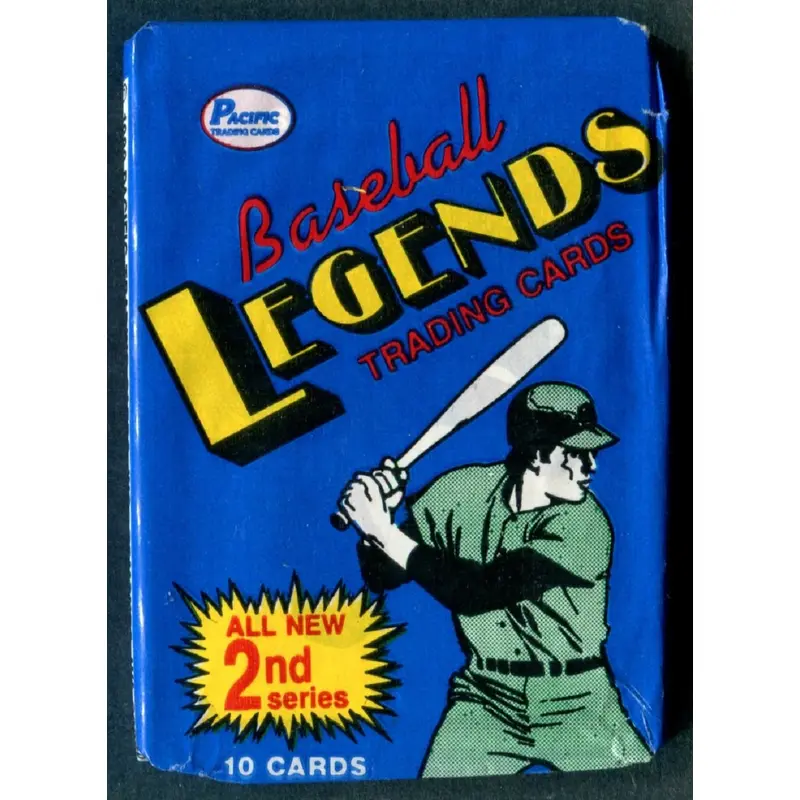1989 Pacific Baseball Legends Unopened Series 2 Pack (10)